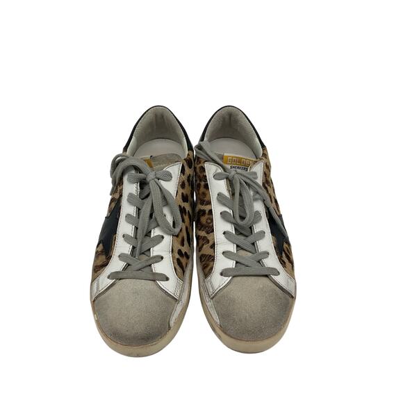 Golden Goose Superstar Brown Leather Sneaker Size 7 - Picture 4 of 6